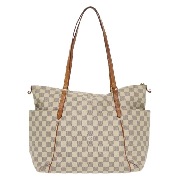 LOUIS VUITTON Damier Azur Totally MM Tote Bag N51262 LV Auth 97224 - Picture 2 of 16